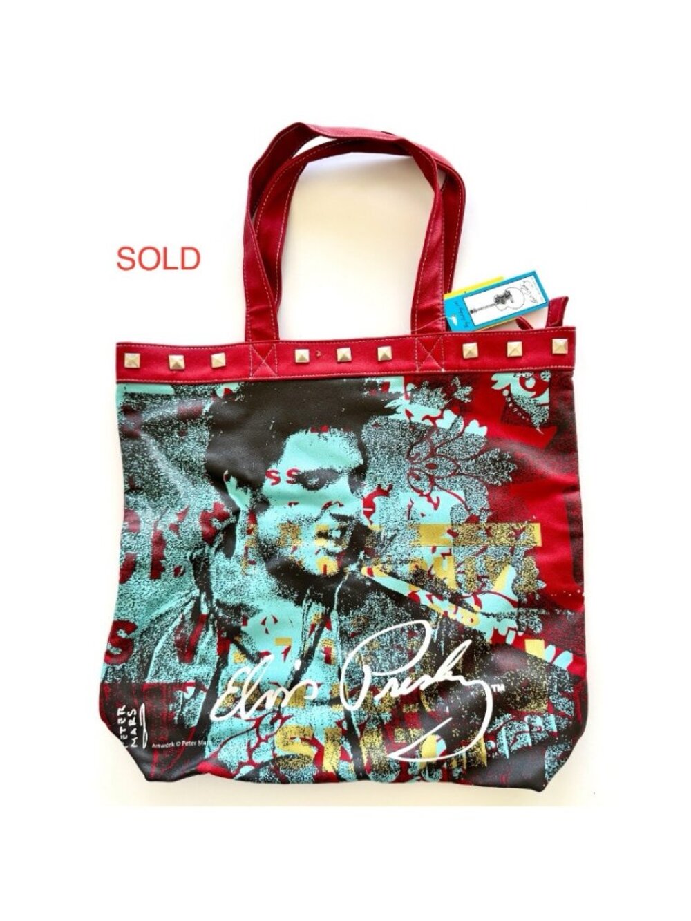 SOLD 
Elvis Presley  Pop Art Tote Bag